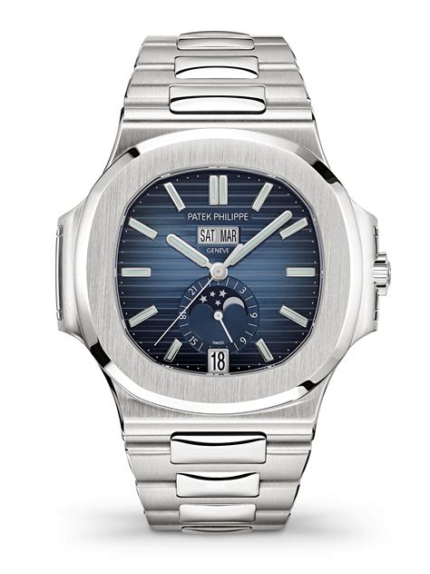 patek philippe moonphase calendar|patek philippe nautilus annual calendar.